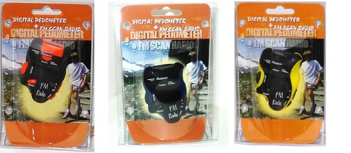 Digital pedometer with - pedometer, fm