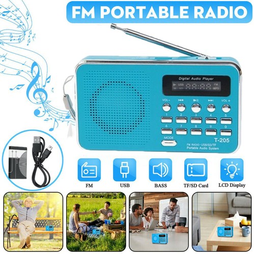 Mini portable mp3 radio sd - mini, fm