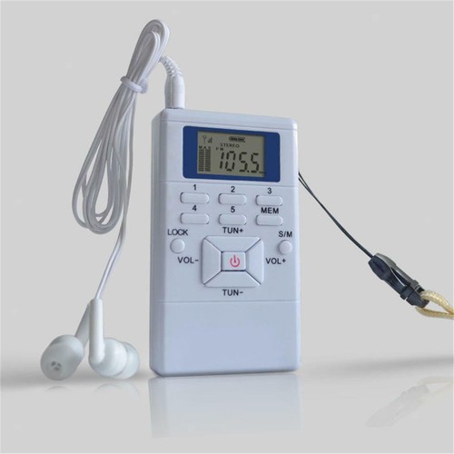 Portable radio with - ,