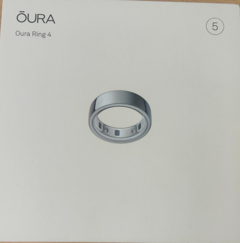 Oura ring silver size 5 - 4,