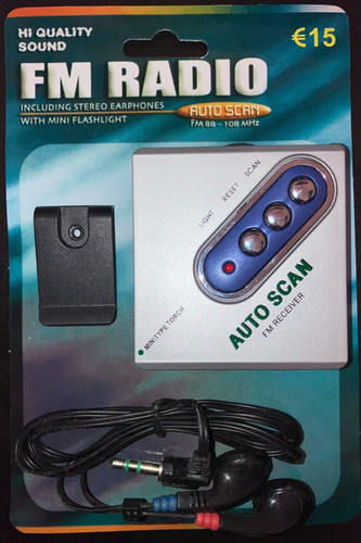 Scan mini pocket portable - fm, mini/pocket