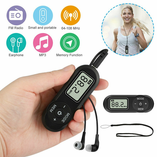 Mini portable lcd walkman - mini, fm