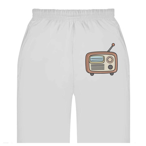 Retro radio adult sweatpants - radio',
